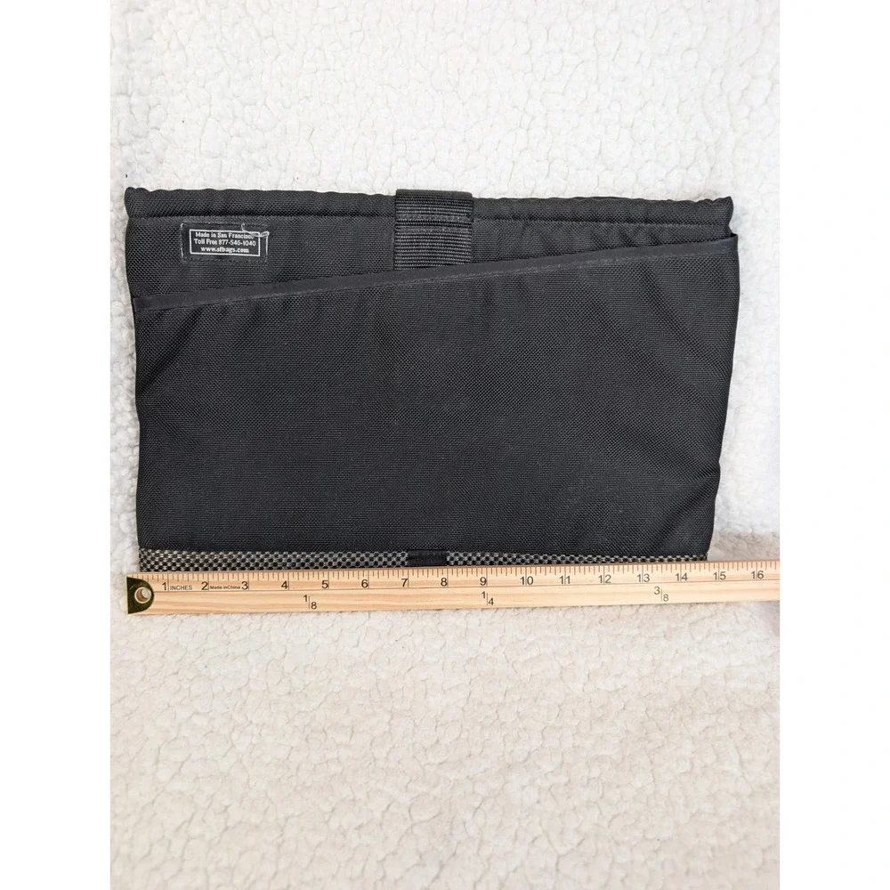 Waterfield Cargo Laptop Bag Messenger Black Checkered Made in USA San Francisco